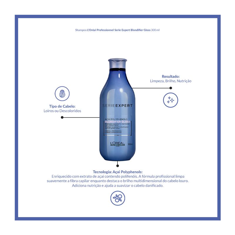 Shampoo-L-Oreal-Professionnel-Serie-Expert-Blondifier-Gloss-300-ml