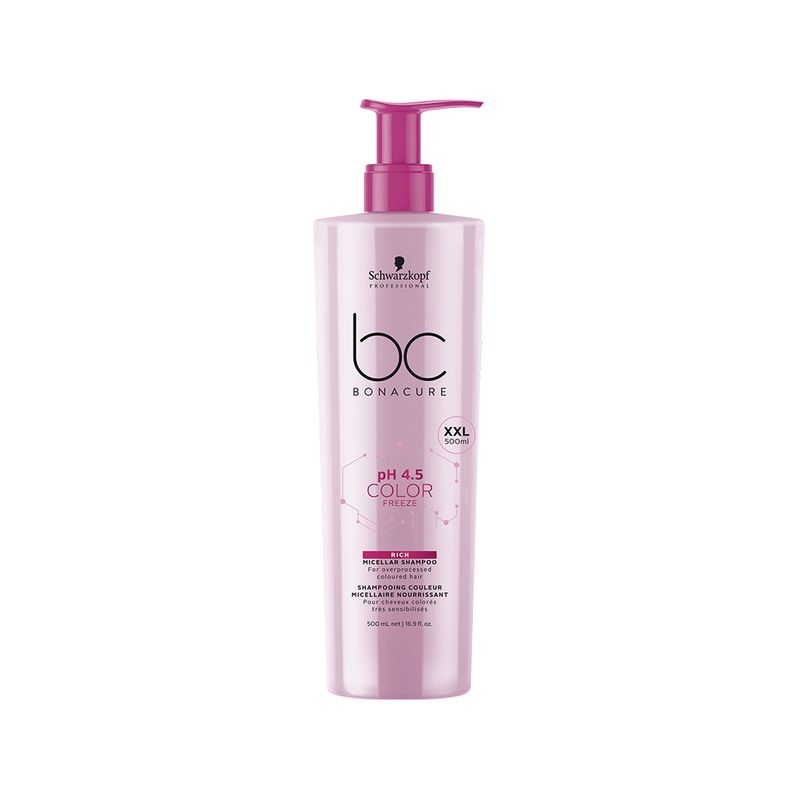 Shampoo-Schwarzkopf-Professional-BC-Bonacure-pH-4.5-Color-Freeze-Micellar-Rich-500-ml