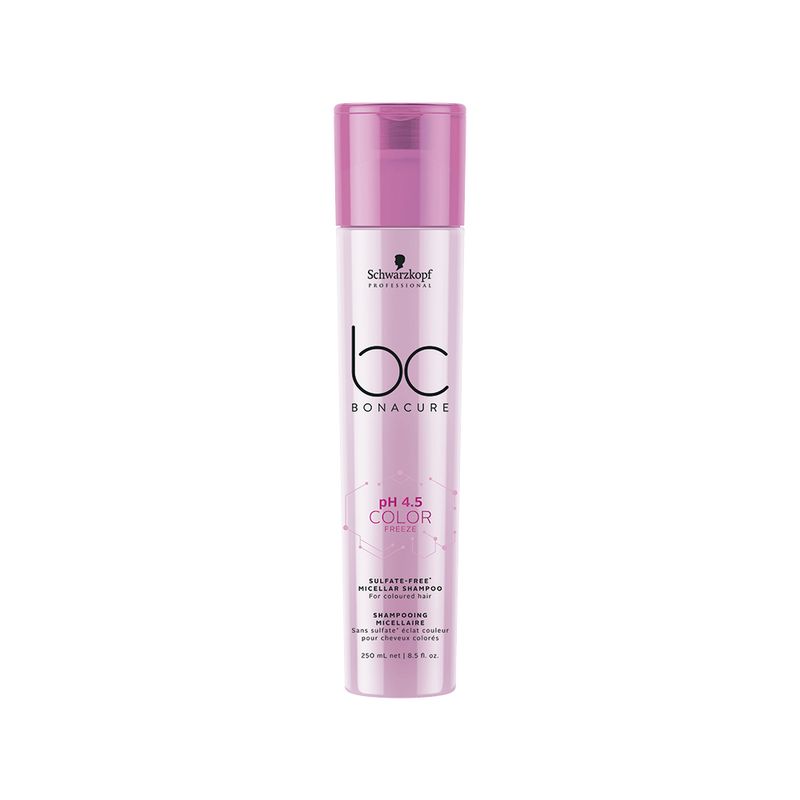 Shampoo-Schwarzkopf-Professional-BC-Bonacure-pH-4.5-Color-Freeze-Micellar-Shampoo-Sem-Sulfatos-250-ml