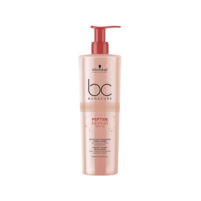 Condicionador-Schwarzkopf-Professional-BC-Bonacure-Peptide-Repair-Rescue-Cleansing-500-ml