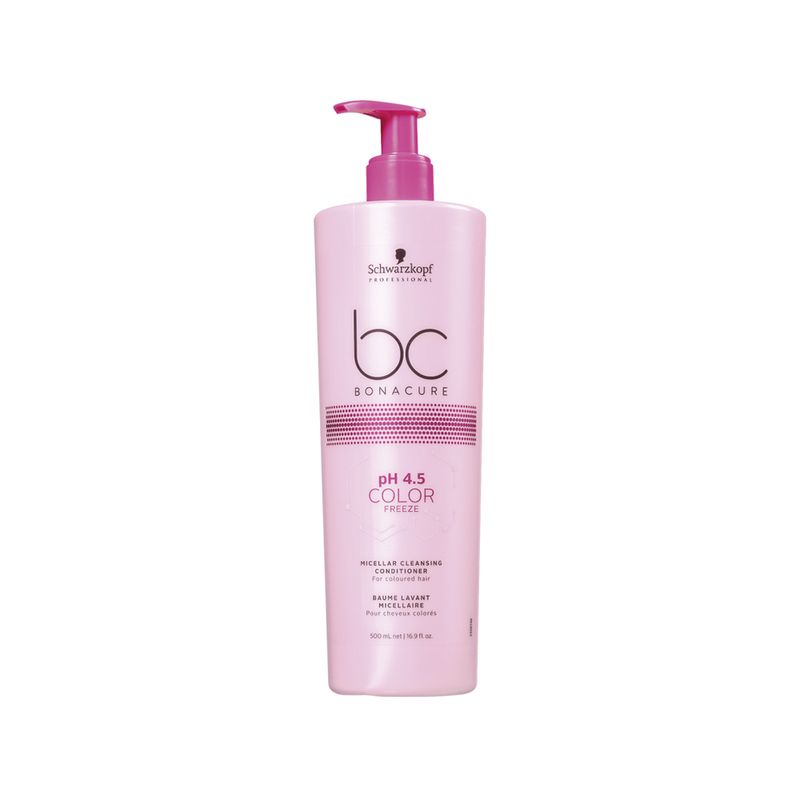 Condicionador-Schwarzkopf-Professional-BC-Bonacure-pH-4.5-Color-Freeze-Micellar-Cleansing-500-ml