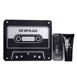 Kit-Perfume-Carolina-Herrera-212-Vip-Men-Black-Masculino-Eau-de-Parfum-100-ml---Gel-de-Banho-100-ml