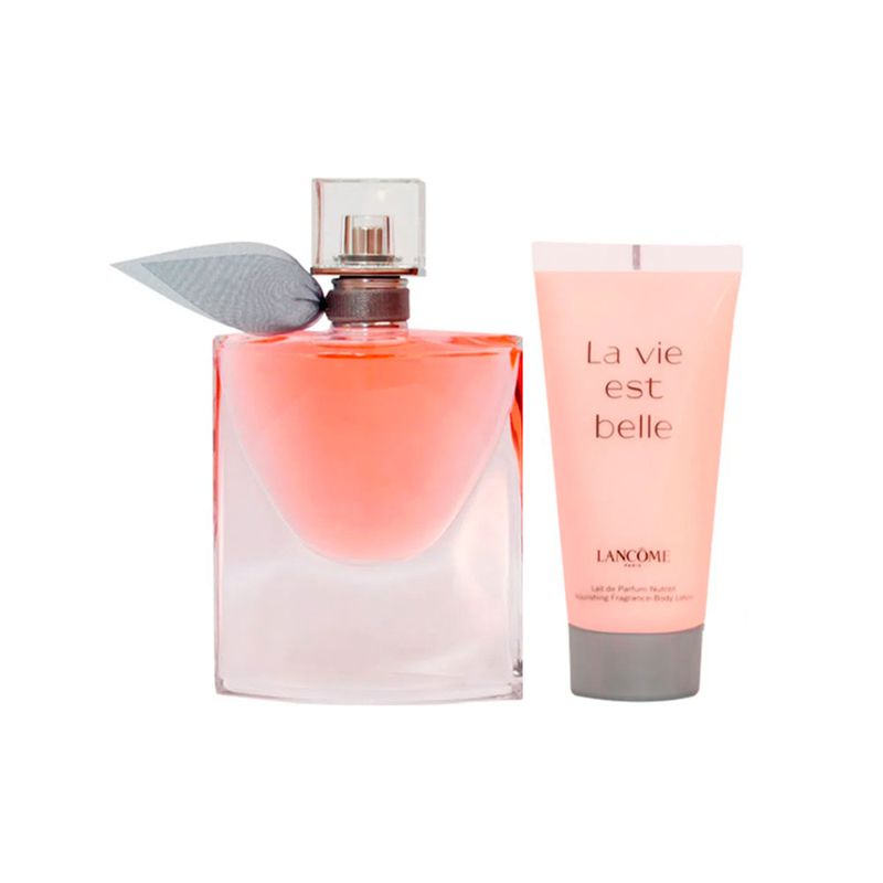 Kit-Perfume-Lancome-La-Vie-Est-Belle-Feminino-Eau-de-Parfum-50-ml---Locao-Corporal-50-ml
