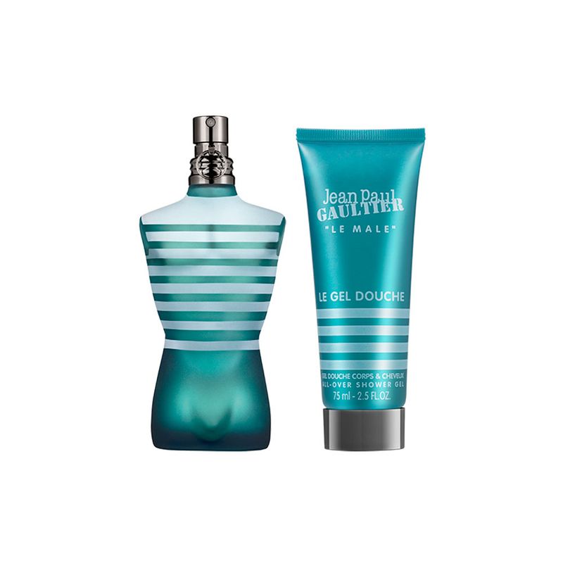 Kit-Perfume-Jean-Paul-Gaultier-Le-Male-Masculino-Eau-de-Toilette-75-ml---Gel-de-Banho-75-ml