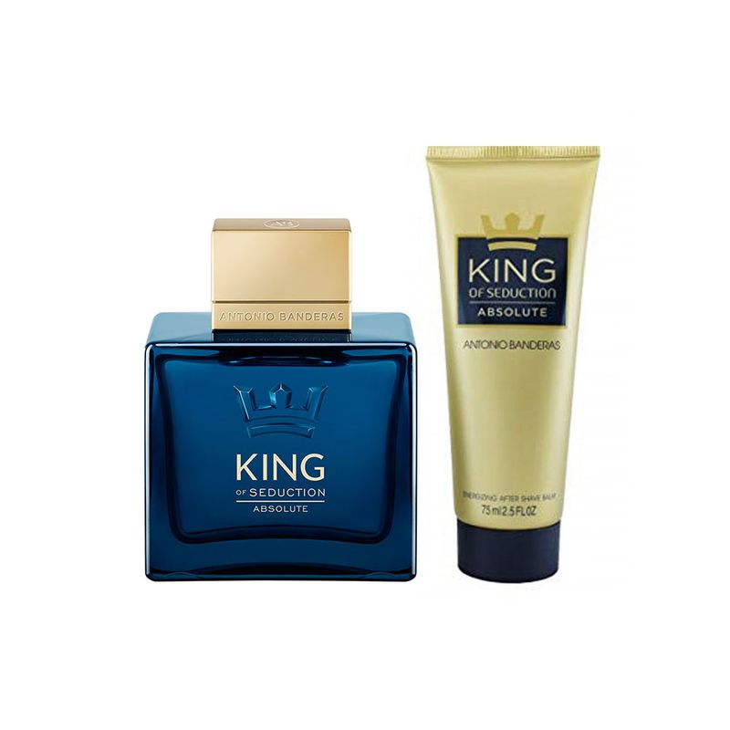 Kit-Perfume-Antonio-Banderas-King-of-Seduction-Masculino-Eau-de-Toilette-100-ml---Pos-Barba-75-ml