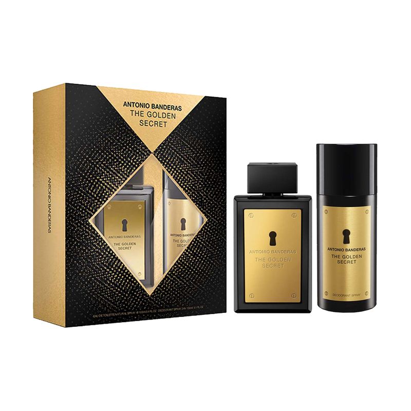 Kit-Perfume-Antonio-Banderas-The-Golden-Secret-Masculino-100-ml---Desodorante-150-ml