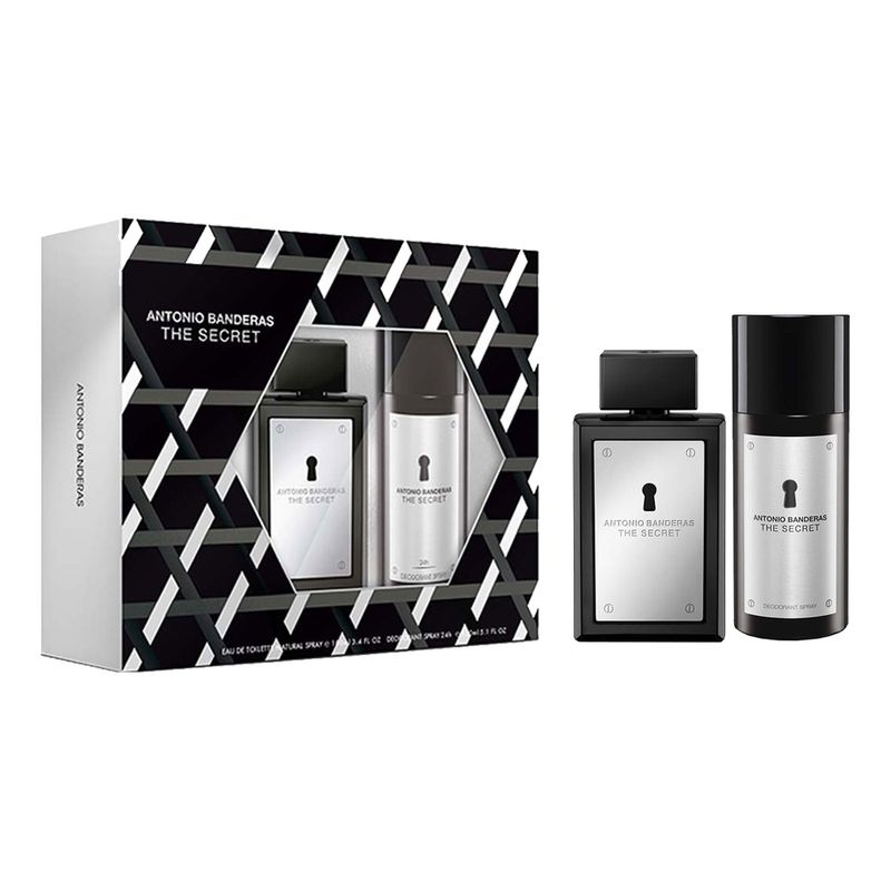 Kit-Perfume-Antonio-Banderas-The-Secret-Masculino-Eau-de-Toilette-100-ml---Desodorante-150-ml