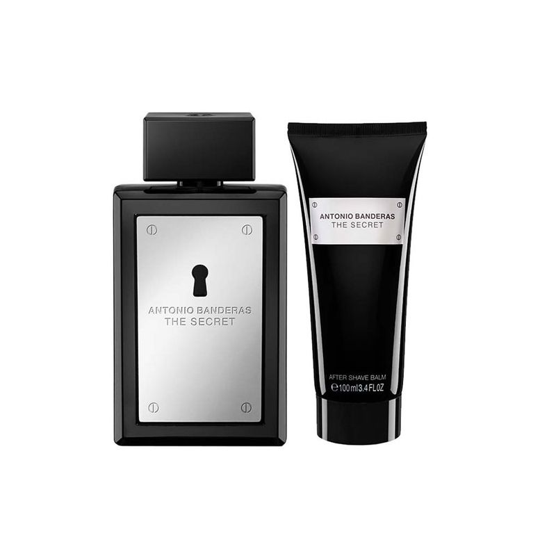 Kit-Perfume-Antonio-Banderas-The-Secret-Masculino-Eau-de-Toilette-100-ml---Pos-Barba-75-ml