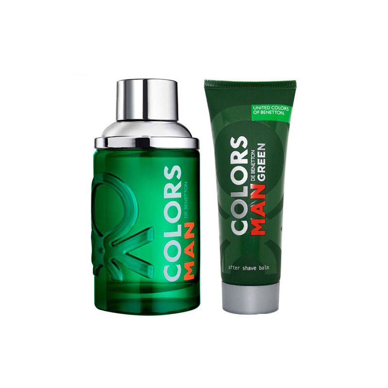 Kit-Perfume-Benetton-Colors-Man-Green-Masculino-Eau-de-Toilette-100-ml---Pos-Barba-75-ml