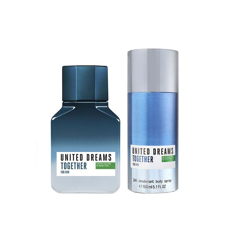 Kit-Perfume-Benetton-United-Dreams-Together-Him-Masculino-100-ml---Desodorante-150-ml.
