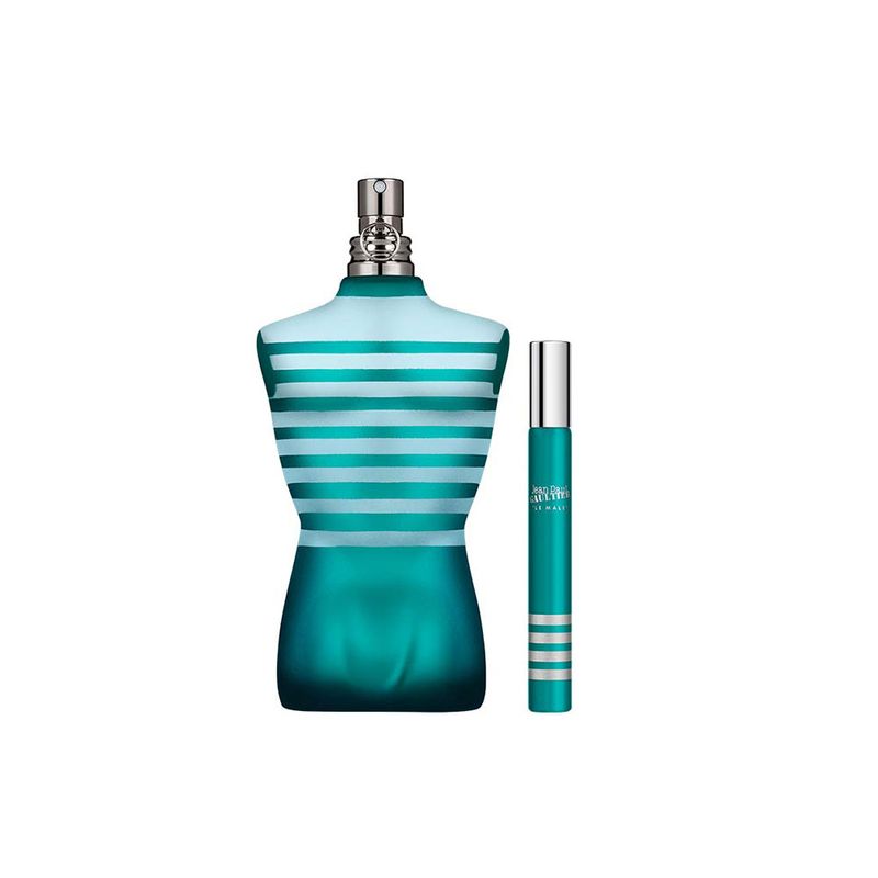 Kit-Perfume-Jean-Paul-Gaultier-Le-Male-Masculino-Eau-de-Toilette-200-ml---Perfume-10-ml