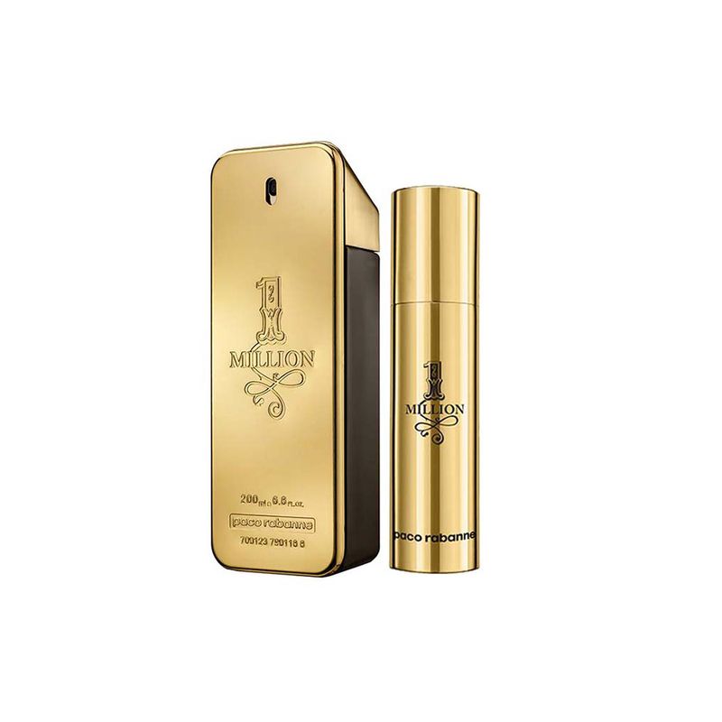Kit-Perfume-Paco-Rabanne-1-Million-Masculino-Eau-de-Toilette-100-ml---Perfume-10-ml