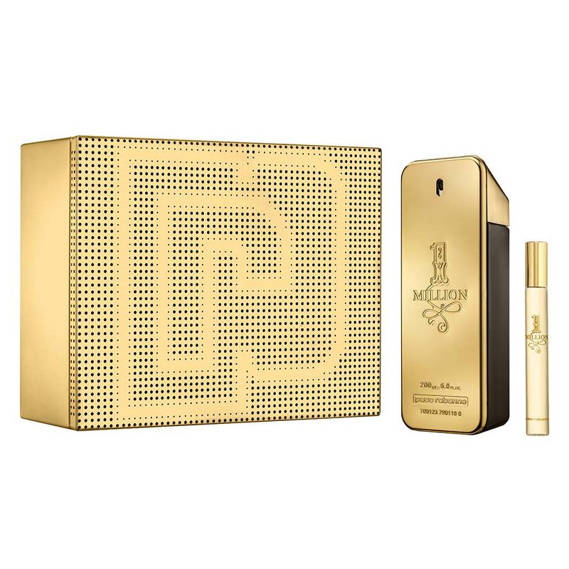Kit-Perfume-Paco-Rabanne-1-Million-Masculino-Eau-de-Toilette-200-ml---Perfume-10-ml