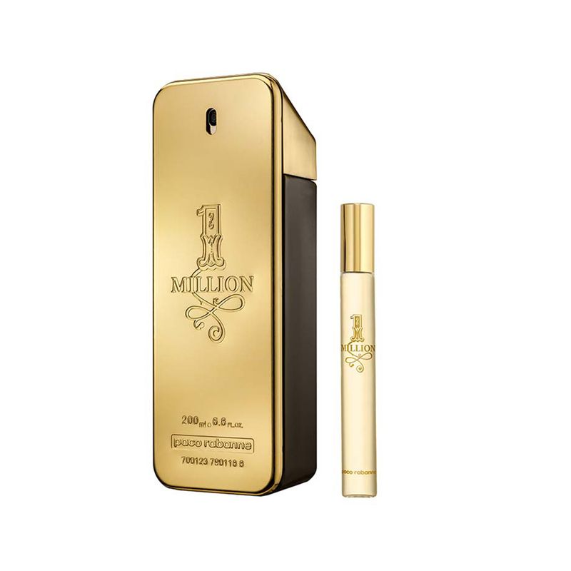Kit-Perfume-Paco-Rabanne-1-Million-Masculino-Eau-de-Toilette-200-ml---Perfume-10-ml