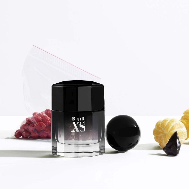 Kit-Perfume-Paco-Rabanne-Black-XS-Masculino-Eau-de-Toilette-100-ml---Gel-de-Banho-100-ml