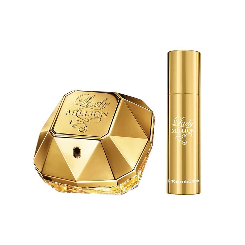 Kit-Perfume-Paco-Rabanne-Lady-Million-Feminino-Eau-de-Parfum-50-ml---Perfume-10-ml