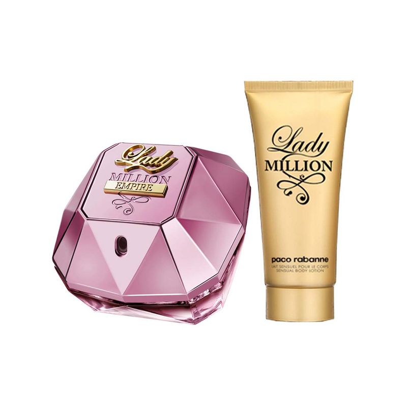 Kit-Perfume-Paco-Rabanne-Lady-Million-Empire-Feminino-Eau-de-Parfum-80-ml---Hidratante-Corporal-100-ml