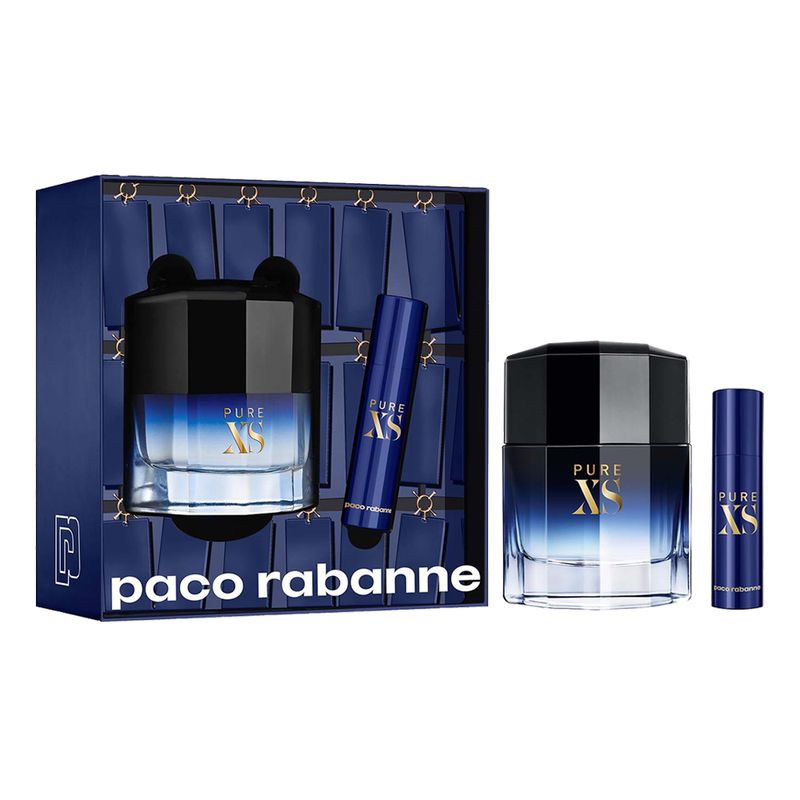Kit-Perfume-Paco-Rabanne-Pure-XS-Masculino-Eau-de-Toilette-50-ml---Perfume-10-ml