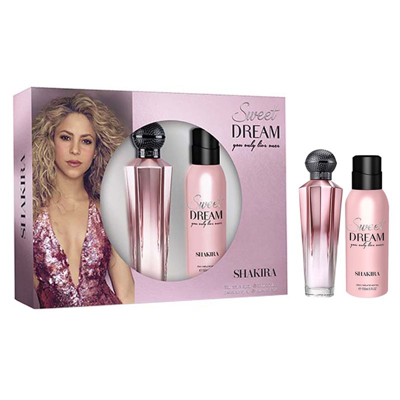 Kit-Perfume-Shakira-Sweet-Dream-Feminino-Eau-de-Toilette-80-ml---Desodorante-Corporal-150-ml