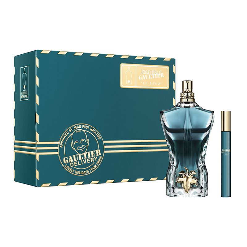 Kit-Perfume-Jean-Paul-Gaultier-Le-Beau-Masculino-Eau-de-Toilette-125-ml---Miniatura-10-ml