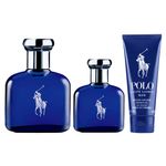 Kit-Perfume-Ralph-Lauren-Polo-Blue-Masculino-Eau-de-Toilette-125-ml---Miniatura-de-40-ml---Gel-de-Banho-100-ml