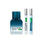 Kit-Perfume-Benetton-United-Dreams-Together-Him-Masculino-EDT-100-ml---2-Boosters-10-ml-Cada