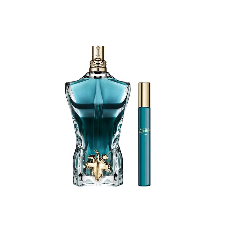 Kit-Perfume-Jean-Paul-Gaultier-Le-Beau-Masculino-Eau-de-Toilette-125-ml---Perfume-10-ml