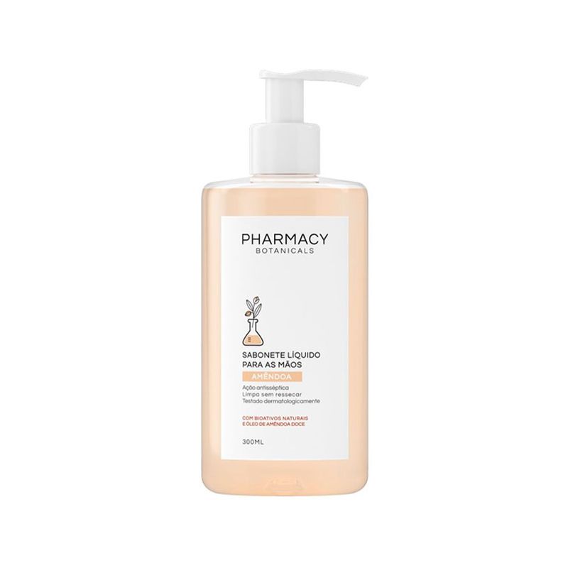 Sabonete-Liquido-para-as-Maos-Antisseptico-Pharmacy-Botanicals-Amendoas-300-ml-