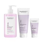 Kit-Pharmacy-Botanicals---Sabonete-Liquido-Lavanda-300-ml---Creme-para-as-Maos-Lavanda-50-g---Locao-Corporal-Lavanda-200-ml