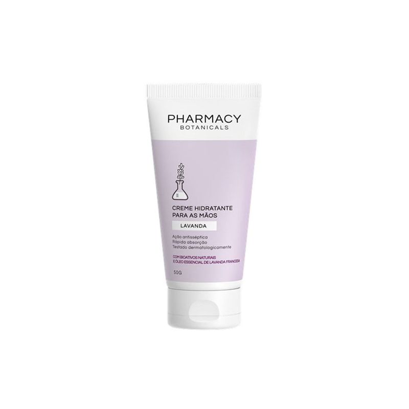Kit-Pharmacy-Botanicals---Sabonete-Liquido-Lavanda-300-ml---Creme-para-as-Maos-Lavanda-50-g---Locao-Corporal-Lavanda-200-ml