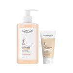Kit-Pharmacy-Botanicals---Sabonete-Liquido-Amendoas-300-ml---Creme-para-as-Maos-Amendoas-50-g