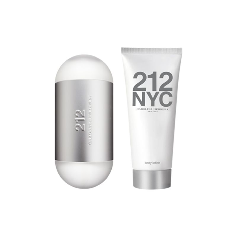 Kit-Perfume-Carolina-Herrera-212-NYC-Feminino-Eau-de-Toilette-100-ml---Locao-Corporal-100-ml