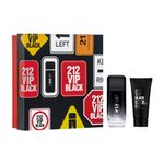 Kit-Perfume-Carolina-Herrera-212-Vip-Black-Masculino-Eau-de-Parfum-100-ml---Gel-de-Banho-100-ml