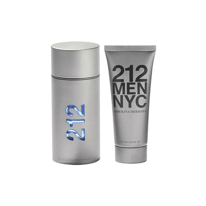 Kit-Perfume-Carolina-Herrera-212-NYC-Men-Masculino-Eau-de-Toilette-100-ml---Gel-de-Banho-100-ml