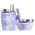 Kit-Kerastase-Blond-Absolu--Shampoo-Ultra-Violet-250-ml---Mascara-Ultra-Violet-200-ml--Serum-Cicaplasme-150-ml---Serum-Cicanuit-90-ml