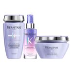 Kit-Kerastase-Blond-Absolu--Shampoo-Ultra-Violet-250-ml---Mascara-Ultra-Violet-200-ml---Serum-Cicanuit-90-ml