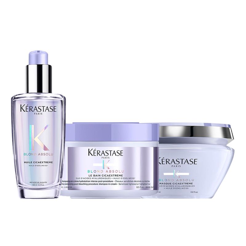 Kit-Kerastase-Blond-Absolu--Shampoo-Cicaextreme-250-ml---Mascara-Cicaextreme-200-ml---Oleo-Cicaextreme-100-ml