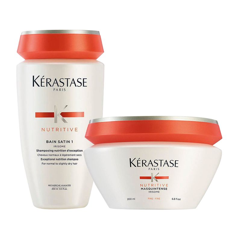 Kit-Kerastase-Nutritive-Shampoo-Satin-1-250-ml---Mascara-Fine-200-ml