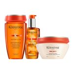 Kit-Kerastase-Nutritive-Shampoo-Oleo-Relax-Bain-250-ml---Mascara-Magistral-200-ml---Leave-in-Oleo-Relax-125-ml