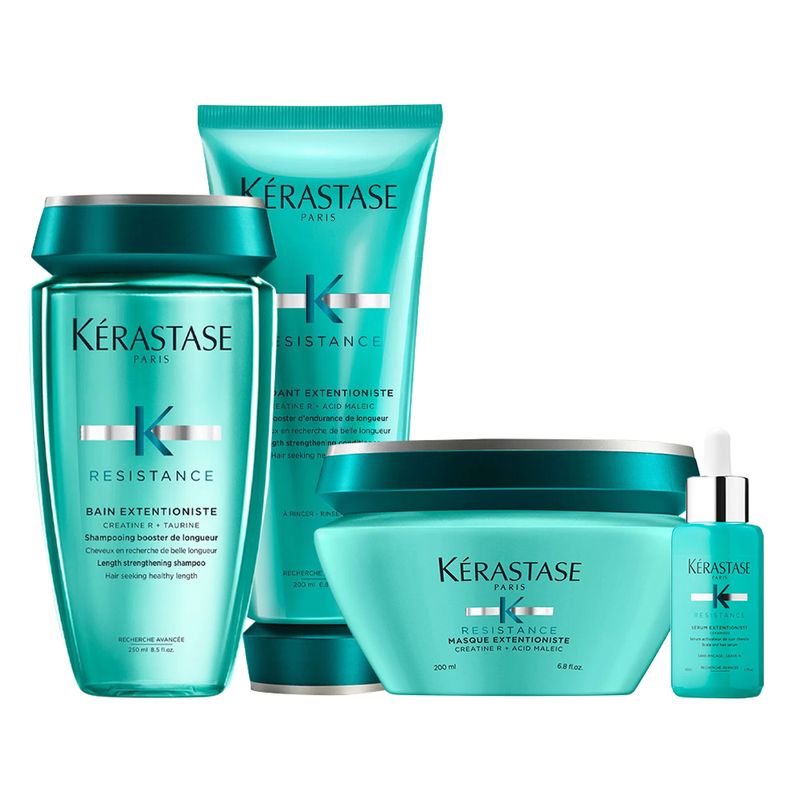 Kit-Kerastase-Resistance--Shampoo-Extentioniste-250-ml---Condicionador-Extentioniste-200-ml---Mascara-Extentioniste-200-ml---Serum-Extentioniste-50-ml