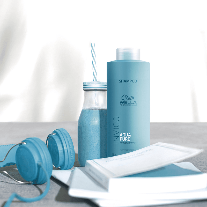 Shampoo-Wella-Professionals-Invigo-Balance-Aqua-Pure-1000-ml-