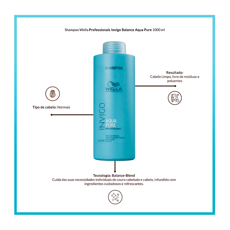 Shampoo-Wella-Professionals-Invigo-Balance-Aqua-Pure-1000-ml-