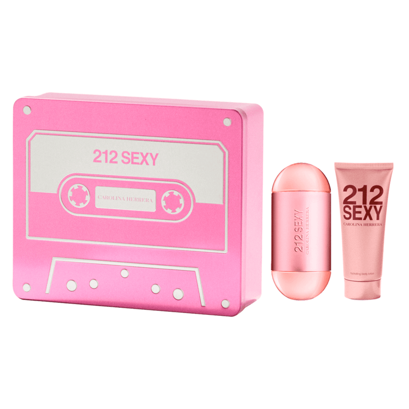 Kit-Perfume-Carolina-Herrera-212-Sexy-Feminino-Eau-de-Parfum-100-ml---Locao-Corporal-100-ml