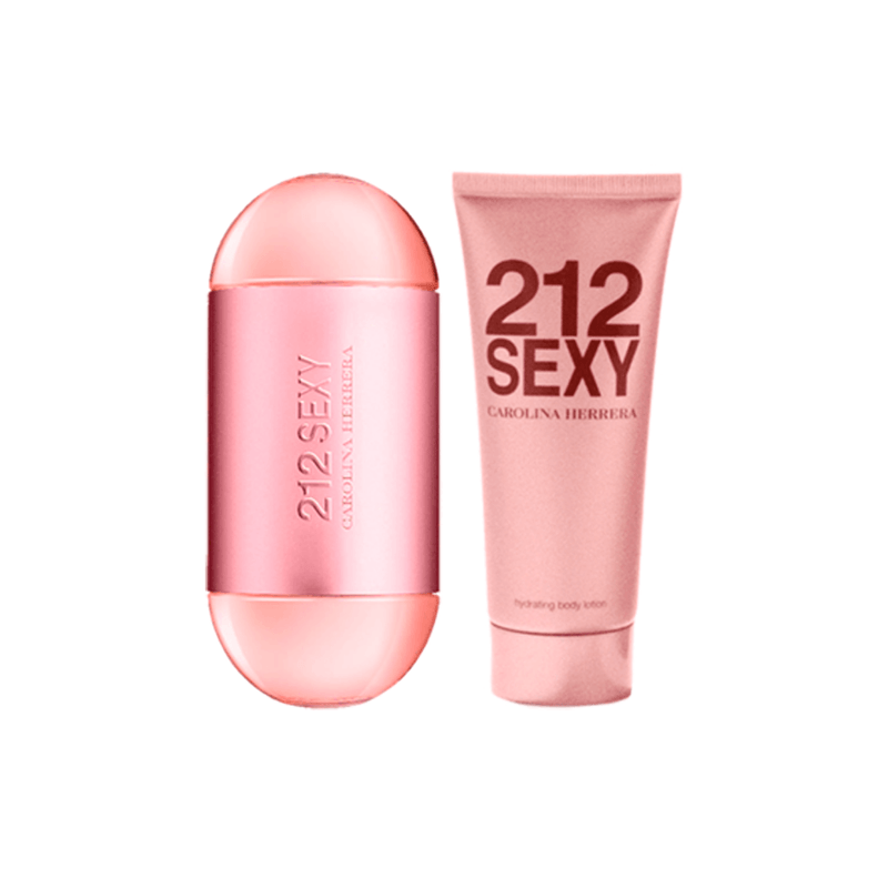 Kit-Perfume-Carolina-Herrera-212-Sexy-Feminino-Eau-de-Parfum-100-ml---Locao-Corporal-100-ml