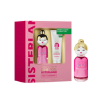 Kit-Perfume-Benetton-Sisterland-Pink-Raspberry-Feminino-Eau-de-Toilette-80-ml---Locao-Corporal-75-ml