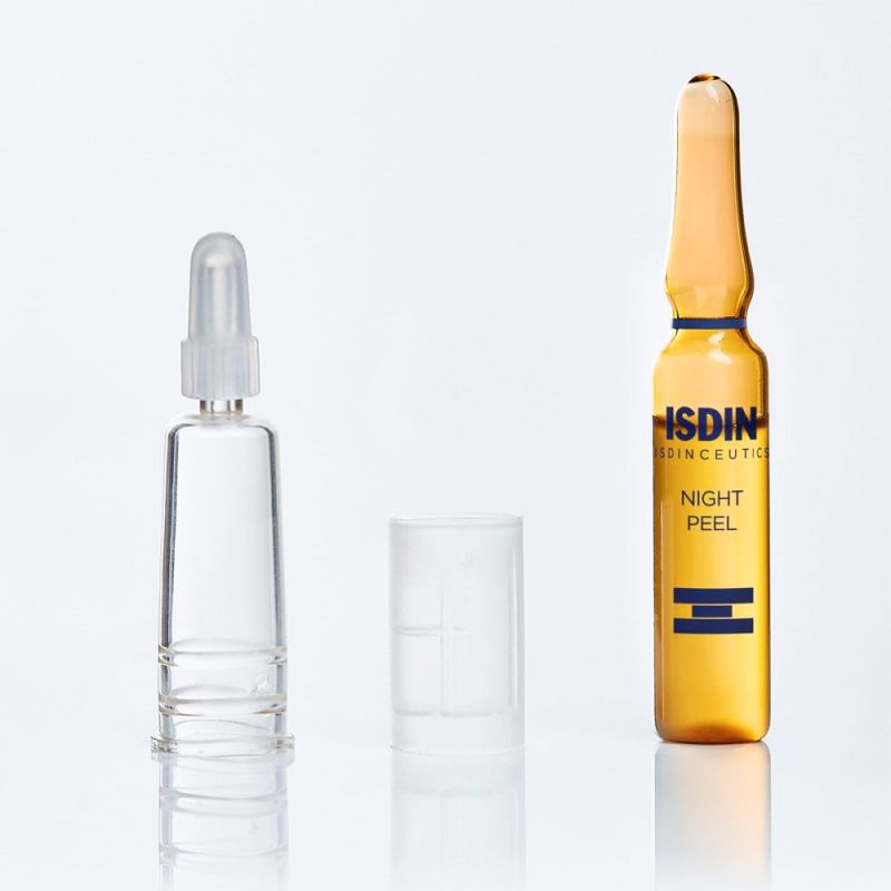 Caixa-de-Ampola-Serum-Facial-Clareador-de-Manchas-Acido-Glicolico-Isdin-20-x-2-ml