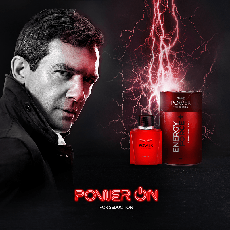 Perfume Antonio Banderas Power of Seduction Force Energy Masculino Eau de Toilette  100 ml - Amobeleza