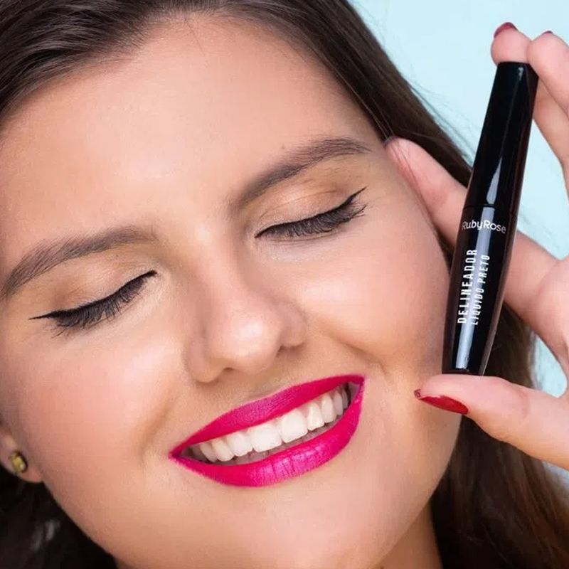 Delineador-Liquido-Semi-Matte-Ruby-Rose-Preto-58-ml