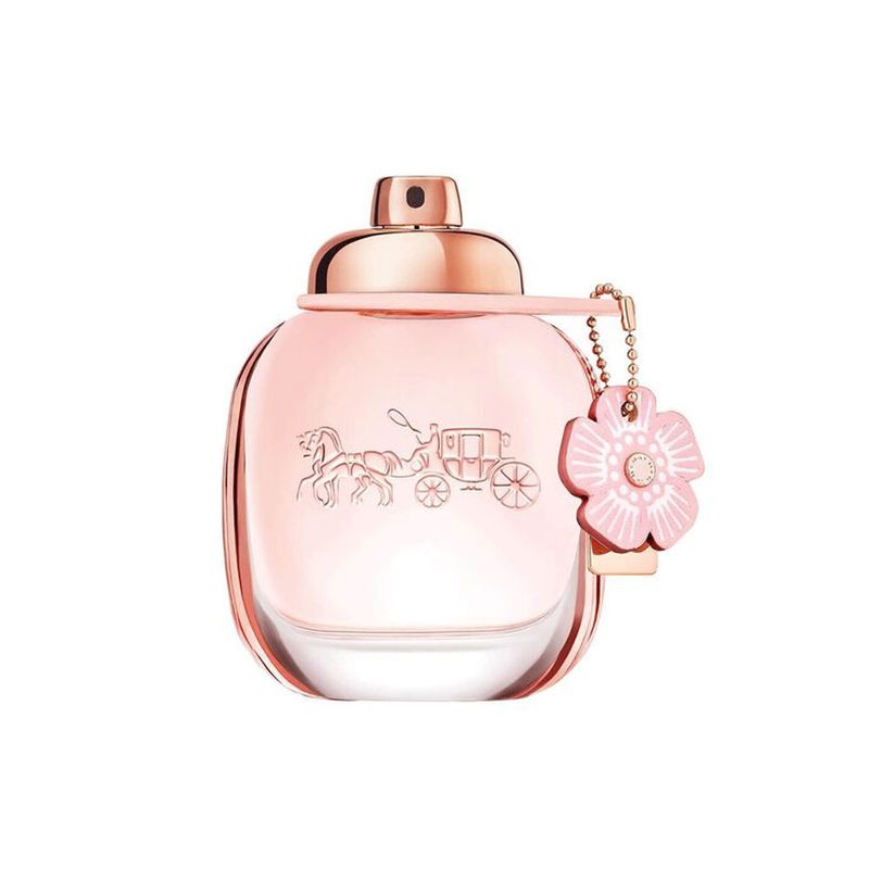 Kit-Perfume-Coach-Floral-Feminino-Eau-de-Parfum-90-ml---Locao-Corporal-100-ml---Miniatura-75-ml