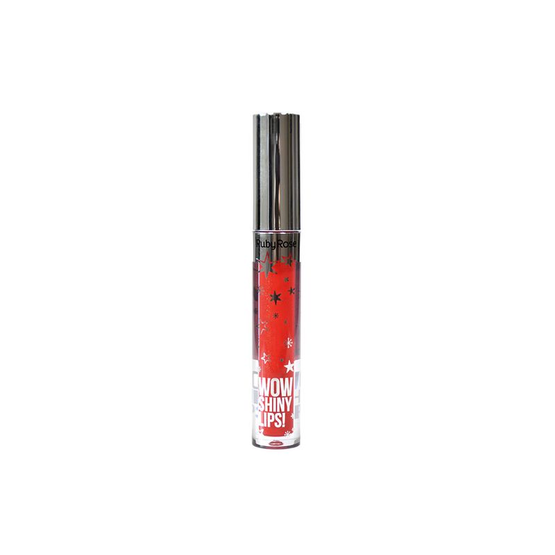 Gloss-Labial-Liquido-Intenso-Ruby-Rose-Wow-Shiny-Lips--Vermelho-Alaranjado-48-3-ml